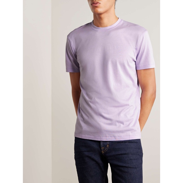 톰포드 톰포드 TOM FORD Slim-Fit Lyocell and Cotton-Blend Jersey T-Shirt 1647597315311119