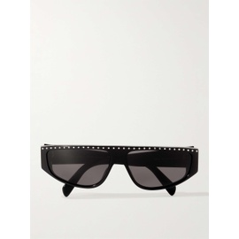 CELINE HOMME Alan Crystal-Embellished D-Frame Acetate Sunglasses 1647597315332288