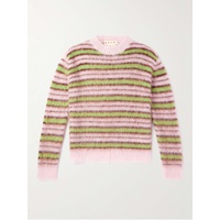 마르니 MARNI Striped Mohair-Blend Sweater 1647597315430625