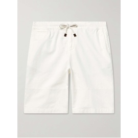 브루넬로 쿠치넬리 BRUNELLO CUCINELLI Straight-Leg Stretch-Cotton and Linen-Bend Bermuda Shorts 1647597315536374
