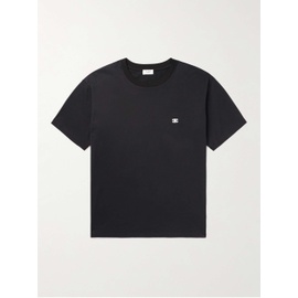 CELINE HOMME Logo-Embroidered Cotton-Jersey T-Shirt 1647597315565681