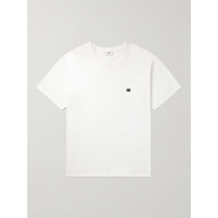 CELINE HOMME Logo-Embroidered Cotton-Jersey T-shirt 1647597315571081