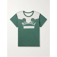 메종마르지엘라 MAISON MARGIELA Logo-Print Cotton-Jersey T-Shirt 1647597315634578
