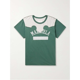 메종마르지엘라 MAISON MARGIELA Logo-Print Cotton-Jersey T-Shirt 1647597315634578