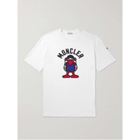 몽클레어 MONCLER Logo-Print Cotton-Jersey T-Shirt 1647597315639135