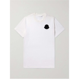 몽클레어 MONCLER Logo-Appliqued Cotton-Jersey T-Shirt 1647597315639185