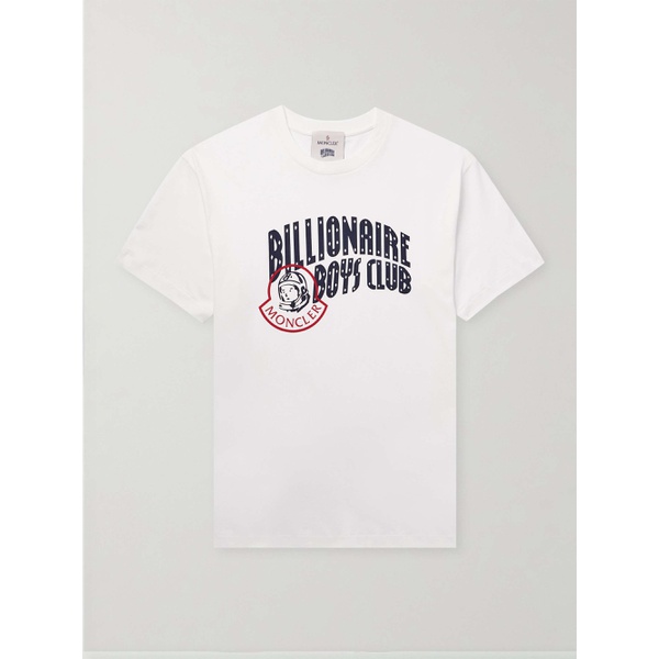 몽클레어 몽클레어 MONCLER GENIUS + 빌리어네어보이즈클럽 Billionaire Boys Club Logo-Print Cotton-Jersey T-Shirt 1647597315640236