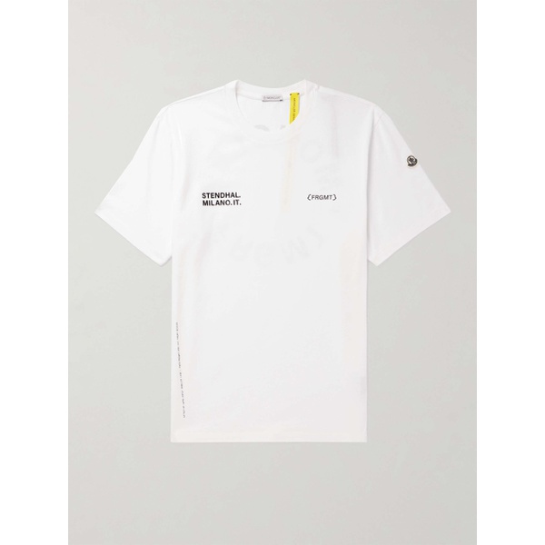 몽클레어 몽클레어 Moncler GENIUS 7 Moncler FRGMT Hiroshi Fujiwara Logo-Print Cotton-Jersey T-Shirt 1647597315640276