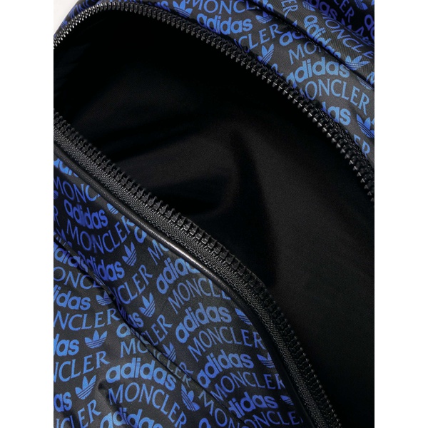 아디다스 몽클레어 MONCLER GENIUS + 아디다스 오리지널 adidas Originals Logo-Print Leather-Trimmed Padded Shell Backpack 1647597315640485