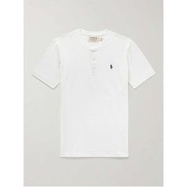 폴로 랄프 로렌 POLO RALPH LAUREN Logo-Embroidered Cotton-Jersey Henley T-Shirt 1647597315656615