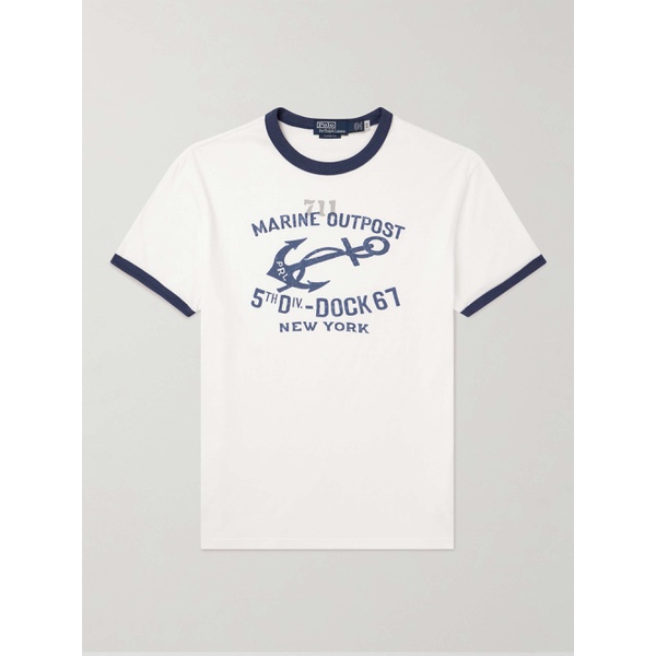 폴로랄프로렌 폴로 랄프 로렌 POLO RALPH LAUREN Printed Cotton-Jersey T-Shirt 1647597315659259