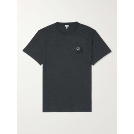 로에베 LOEWE Slim-Fit Logo-Embroidered Cotton-Jersey T-Shirt 1647597315671784