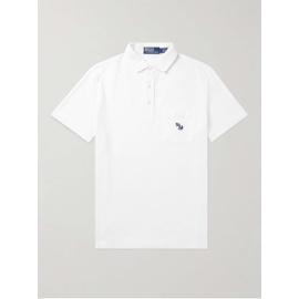 폴로 랄프 로렌 Polo RALPH LAUREN Logo-Embroidered Cotton-Pique Polo Shirt 1647597315676022