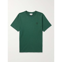 MAISON KITSUNEE Logo-Appliqued Cotton-Jersey T-Shirt 1647597315731563