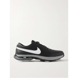 NIKE Golf Air Zoom Victory Tour 3 Suede and Nubuck-Trimmed Full-Grain Leather Golf Shoes 1647597315856769