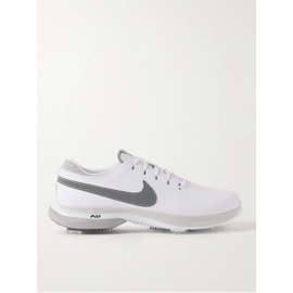 NIKE Golf Air Zoom Victory Tour 3 Suede and Nubuck-Trimmed Full-Grain Leather Golf Sneakers 1647597315856795