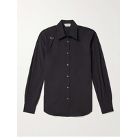 알렉산더맥퀸 ALEXANDER MCQUEEN Harness-Detailed Cotton-Blend Poplin Shirt 1647597318260740
