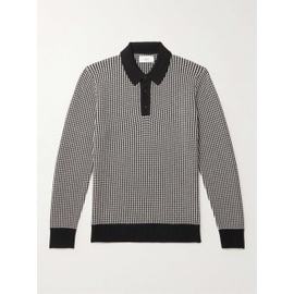MR P. Bridget Striped Merino Wool Polo Shirt 1647597318626979
