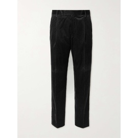MR P. Tapered Pleated Cotton and Cashmere-Blend Corduroy Trousers 1647597318722024