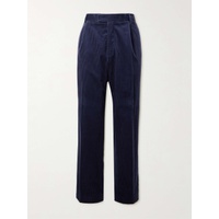 MR P. Tapered Pleated Cotton and Cashmere-Blend Corduroy Trousers 1647597318722026