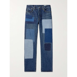 ORSLOW 105 Straight-Leg Patchwork Selvedge Jeans 1647597318939686