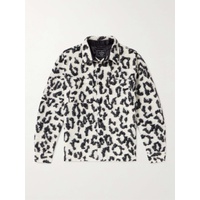 PORTUGUESE FLANNEL Dreamy Leopard-Print Jacquard-Knit Overshirt 1647597318957092