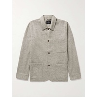 PORTUGUESE FLANNEL Labura Herringbone Wool-Tweed Overshirt 1647597318957177