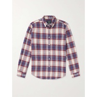 PORTUGUESE FLANNEL Liber Button-Down Collar Checked Cotton-Flannel Shirt 1647597318957193