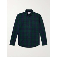 PORTUGUESE FLANNEL Bonfim Button-Down Collar Checked Cotton-Flannel Shirt 1647597318957304