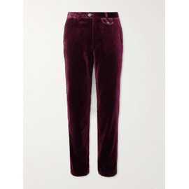 OLIVER SPENCER Fishtail Slim-Fit Cotton-Velvet Suit Trousers 1647597318970675