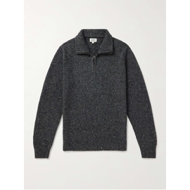 HARTFORD Trucker Donegal Wool-Blend Half-Zip Sweater 1647597319000105