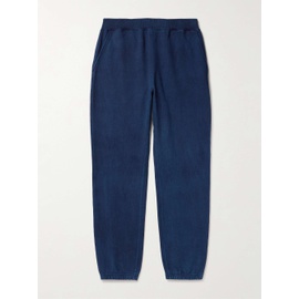 블루 블루 재팬 BLUE BLUE JAPAN Tapered Indigo-Dyed Cotton-Jersey Sweatpants 1647597319032101
