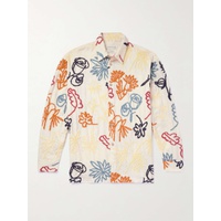 A KIND OF GUISE Pino Embroidered Cotton and Wool-Blend Shirt 1647597319151274