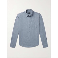 CLUB MONACO Slim-Fit Cotton-Chambray Shirt 1647597319556201