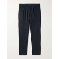 MR P. Tapered Pleated Garment-Dyed Cotton-Blend Twill Trousers 1647597320001572