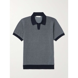 MR P. Honeycomb-Knit Organic Cotton Polo Shirt 1647597320004521