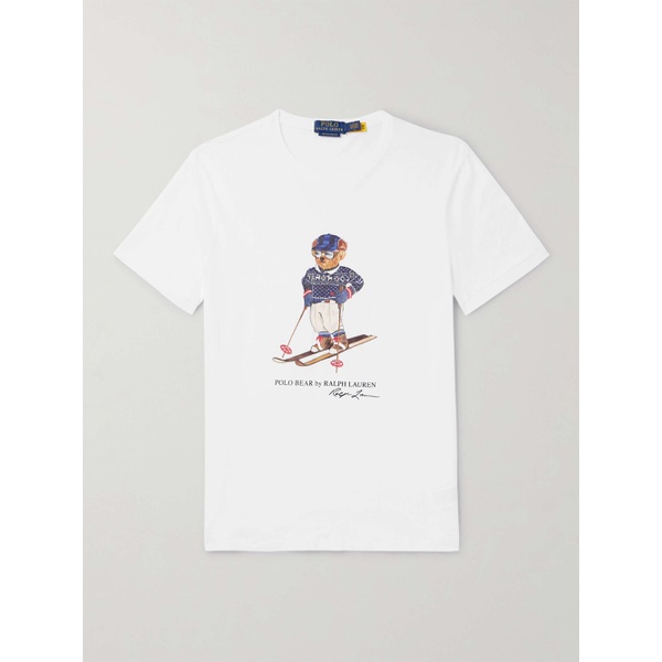 폴로랄프로렌 폴로 랄프 로렌 POLO RALPH LAUREN Slim-Fit Printed Cotton-Jersey T-Shirt 1647597320400060