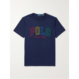 폴로 랄프 로렌 POLO RALPH LAUREN Logo-Embroidered Cotton-Jersey T-Shirt 1647597320400062