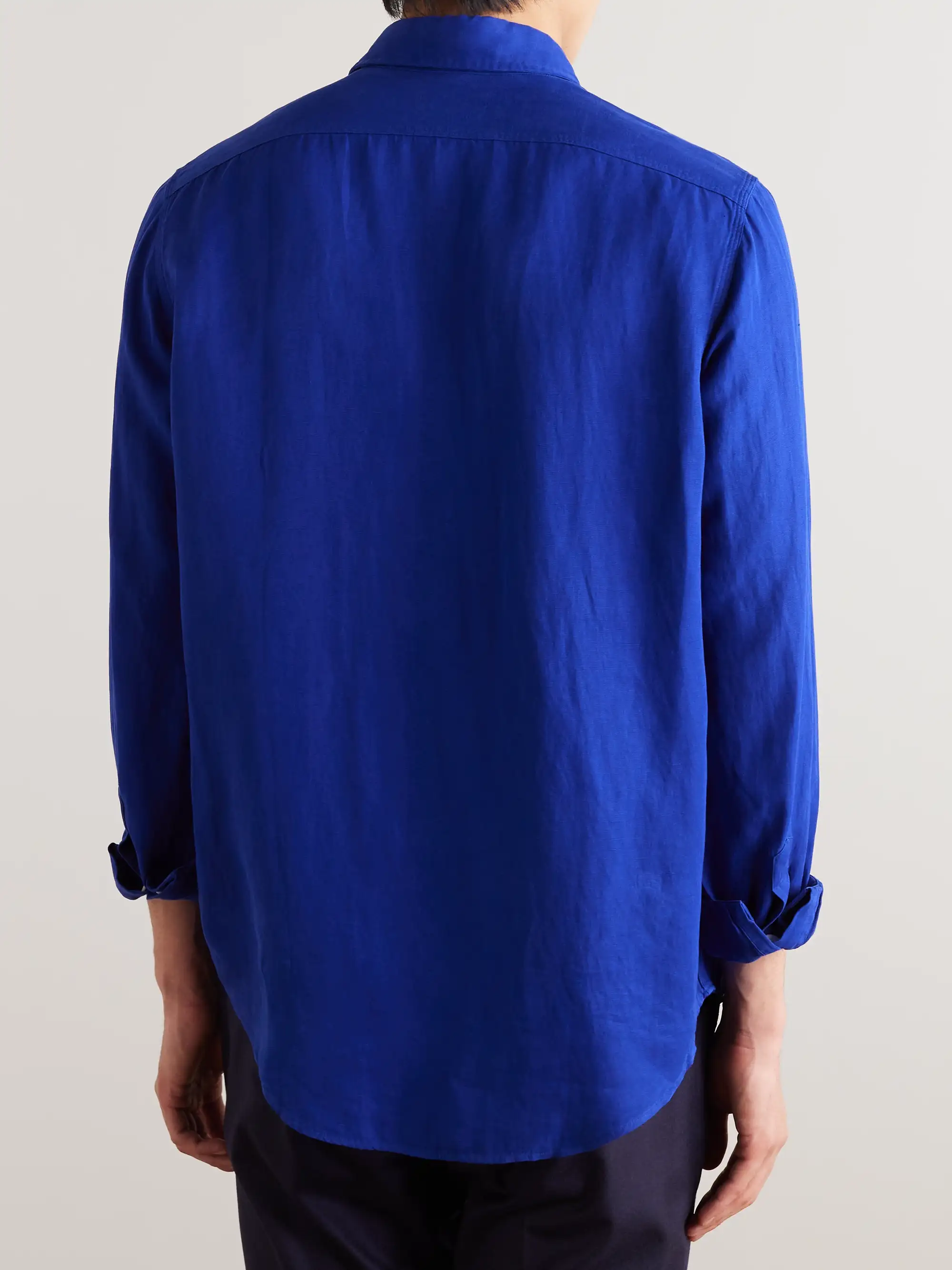 폴로랄프로렌 폴로 랄프 로렌 POLO RALPH LAUREN Linen and Silk-Blend Twill Shirt 1647597320400080
