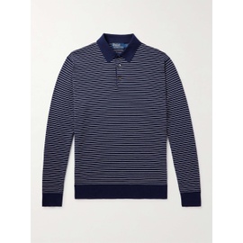 폴로 랄프 로렌 Polo RALPH LAUREN Slim-Fit Striped Cotton Polo Shirt 1647597320400313
