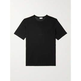 생로랑 SAINT LAURENT Logo-Embroidered Jersey T-Shirt 1647597320963432