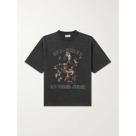 오프화이트 OFF-WHITE Mary Skate Printed Cotton-Jersey T-Shirt 1647597321240450