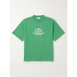 오프화이트 OFF-WHITE Logo-Print Cotton-Jersey T-Shirt 1647597321240480