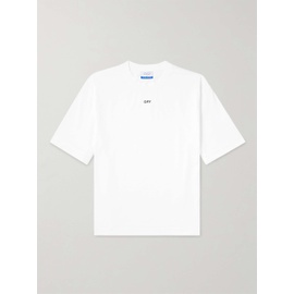 오프화이트 OFF-WHITE Logo-Print Cotton-Jersey T-Shirt 1647597321240782