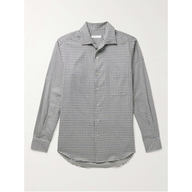 로로 피아나 LORO PIANA Logo-Appliqued Checked Cotton-Flannel Shirt 1647597321432357