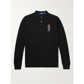 폴로 랄프 로렌 Polo RALPH LAUREN Logo-Embroidered Cotton-Pique Polo Shirt 1647597321535230
