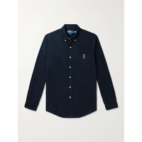 폴로 랄프 로렌 POLO RALPH LAUREN Button-Down Collar Logo-Embroidered Cotton-Flannel Shirt 1647597321535238