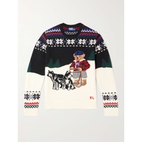 폴로 랄프 로렌 POLO RALPH LAUREN Fair Isle Intarsia Embroidered Wool-Blend Sweater 1647597321535249