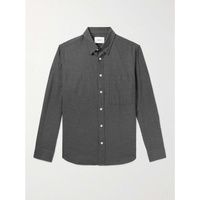 NN07 Button-Down Collar Cotton-Jersey Shirt 1647597321630025