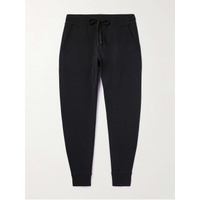 HANDVAERK Slim-Fit Tapered Flex Stretch Organic Cotton-Jersey Sweatpants 1647597322428990